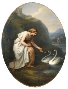 不滅 - 不死のニンフ、1783年。 作： Angelica Kauffmann