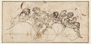 クラウド バンクの天使のグループ 作： Angelo Michele Colonna