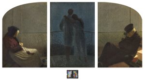 夢と現実の間？ 作： Angelo Morbelli