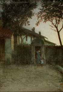 夜明け 作： Angelo Morbelli