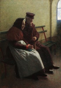 遠い時代、1908年。 作： Angelo Morbelli