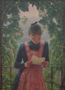 最初の手紙、1890。