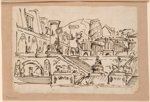 舞台美術、古建築群 作： Angelo Toselli