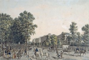 1804年の大通り 作： Angelo after Garbizza