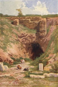 廃墟となった古代スタジアム、アテネ（カラーリソ） 作： Angelos Giallinos