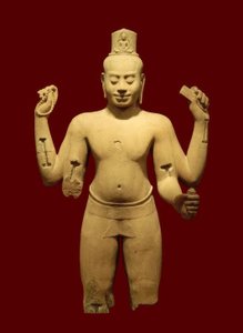 菩薩ロケシュバラ-クメールクンスト 作： Angkor Thom