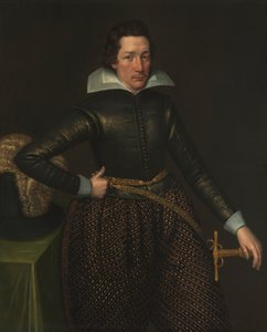 男の肖像 1610年頃 油彩・カンヴァス 作： Anglo Netherlands School