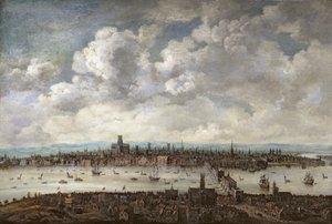 サザークからのロンドンの眺め 作： Anglo Dutch School
