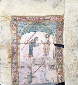 キリストはカペナウムでピーターにトリビュートマネーで紀元前1000年頃に指示 作： Anglo Saxon