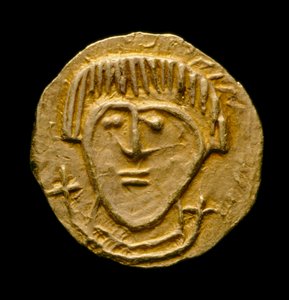 クロンダルコインNo. 59、Crondall Hoard、Crondall、ハンプシャーからのAnglo-Saxonコイン（金）