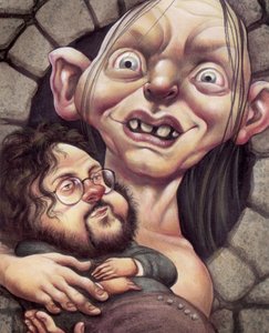 ゴラム, 2002 (アクリル、イラストレーションボード) 作： Anita Kunz