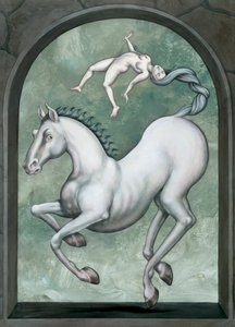 ホスト, 2012 （イラストレーションボード、アクリル絵の具） 作： Anita Kunz