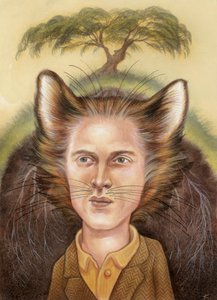 ウェス・アンダーソン, 2009 (アクリル、イラストレーションボード) 作： Anita Kunz