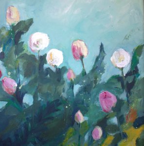 咲き誇る庭の花 作： Anna-Karin Bergius