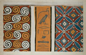 アメンエムヘトの個人墓 82 の壁画の複製、テーベ 1 世、1、163 ～ 167、20 世紀 作： Anna
