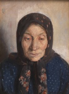 漁師の老婆 作： Anna Ancher