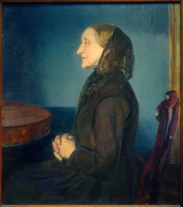アーティストの母 作： Anna Ancher