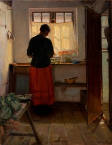 厨房のメイドさん 作： Anna Ancher