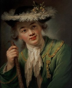 若い女性の肖像 作： Anna Dorothea (1721 82) Lisiewska