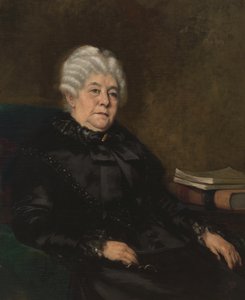 エリザベス・キャディ・スタントン、1889年。 作： Anna Elizabeth Klumpke