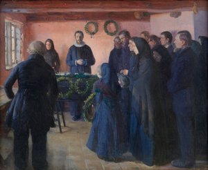 葬儀 作： Anna Ancher