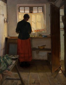 キッチンのメイド 作： Anna Kirstine Ancher