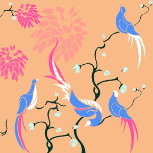 花鳥 作： Anna Platts