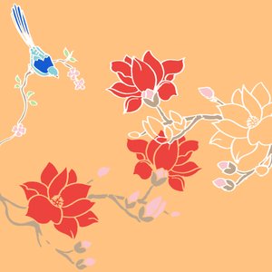 花鳥 作： Anna Platts