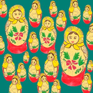 ロシアの人形 作： Anna Platts