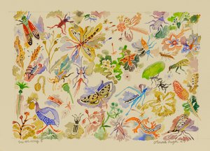5 白鳥の歌、2023年（水彩画）