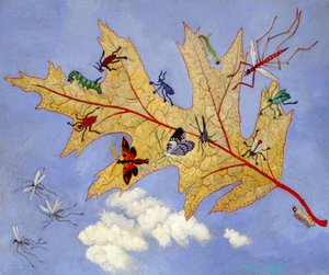 紅葉, 2009 （アクリル） 作： 