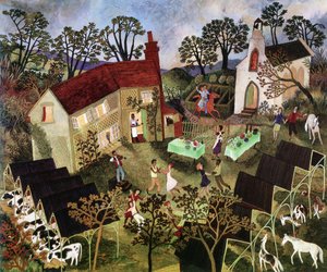 バーン・ダンス、2001年（アクリル） 作： Anna Pugh
