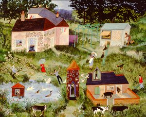 ダッキング・アンド・ダイビング, 2006（アクリル画）