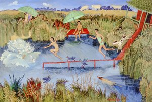 暑い日、2009年（アクリル） 作： Anna Pugh