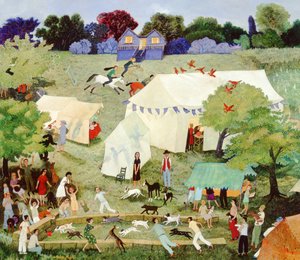 ファーリーにエッグをかけるキッパー 2007年 （水彩画）