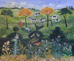 近くて遠い、2015年（アクリル） 作： Anna Pugh