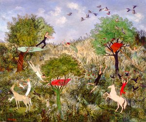 習うより慣れろ、2010年（アクリル画）