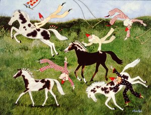 習うより慣れろ、2010年（アクリル画） 作： 