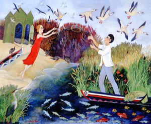 Ship to Shore, 2007（アクリル画）