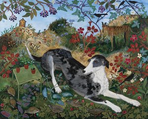 一息つく, 2013 （アクリル画）