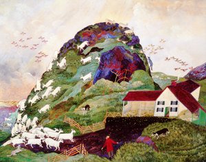 ギャザリング、2010年（アクリル画）