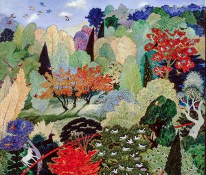 巣立ちの木, 2007 （アクリル画）