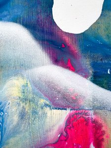 ダイナミックな流体と抽象的な色彩