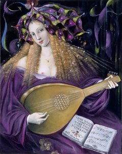 カプリコーン, 2006 （ベルギーリネンに油彩） 作： アナエル・アネリア・パブロワ