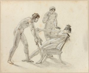 オレステスを拒絶するハーマイオニー 作： Anne-Louis Girodet de Roucy-Trioson