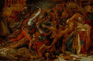 「カイロの反乱」のスケッチ 作： Anne-Louis Girodet de Roucy-Trioson