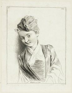 女性の頭部 作： Anne Claude Philippe Caylus