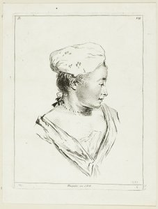 女性の頭部 作： Anne Claude Philippe Caylus