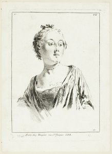 女性の頭部 作： Anne Claude Philippe Caylus