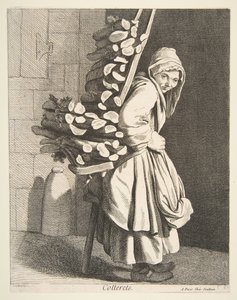 バンドルされた薪売り、1746年。 作： Anne Claude Philippe de Caylus
